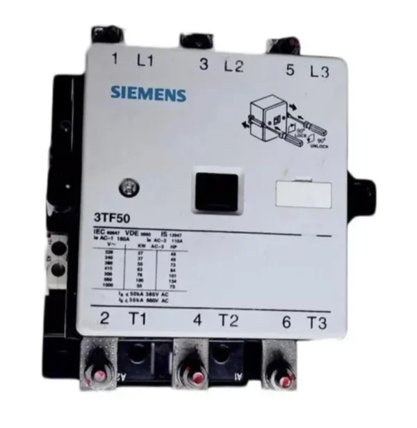  Kontaktor 3TF 50 Siemens Siemens 3TF50 22 Oapo Kontaktor  sizin avtomatlaşdırma sistemləriniz üçün mükəmməl seçimdir. Bu güclü kontaktor sənaye proqramlarınızda etibarlılıq və performans təklif edir. Yüksək keyfiyyətli materiallardan hazırlanmış bu məhsul uzunmüddətli istifadəni təmin edir və iş proseslərinizi daha səmərəli edir. Siemens-in mühəndislik möcüzəsi olan bu kontaktor enerjiyə qənaət və ekoloji cəhətdən təmiz bir həll təqdim edir. Bu kontaktor sizə avtomatlaşdırma sistemlərinizdə yüklərinizi təhlükəsiz idarə etməyə imkan verir. İstər kiçik biznes, istərsə də böyük sənaye obyekti olmağınızdan asılı olmayaraq, Siemens 3TF50 22 Oapo Kontaktor ehtiyaclarınıza uyğun çevik həllər təklif edir. İstifadəsi asan və quraşdırılması asan olan bu məhsul biznes proseslərinizi sürətləndirir və əməliyyat xərclərinizi azaldır. Siemens 3TF50 22 Oapo Kontaktor sizin bütün avtomatlaşdırma material ehtiyaclarınızı ödəmək qabiliyyətinə malikdir. Bu məhsulla siz iş təhlükəsizliyinizi artıra və sistemlərinizin düzgün işləməsini təmin edə bilərsiniz. Etibarlılığı və davamlılığı ilə tanınan Siemens bu kontaktorla gözləntilərinizi aşacaq. Bu kontaktorun təklif etdiyi üstünlüklər və xüsusiyyətlər sayəsində siz biznes proseslərinizi optimallaşdıra və rəqabət qabiliyyətinizi artıra bilərsiniz. Enerji səmərəliliyi və ekoloji cəhətdən təmiz dizaynı ilə Siemens 3TF50 22 Oapo Kontaktor gələcəyinizi təmin etməyə kömək edir. Siemens 3TF50 22 Oapo Kontaktor ilə biznesinizi növbəti səviyyəyə qaldırın və səmərəliliyinizi artırın. Bu məhsul sizin avtomatlaşdırma sistemlərinizdə ən yaxşı köməkçiniz olacaq. Vurğulanan Xüsusiyyətlər: Etibarlı performans: Uzunmüddətli və möhkəm tikinti, sənaye tətbiqləri üçün idealdır. Enerjiyə qənaət: Ekoloji cəhətdən təmiz dizaynı ilə enerji xərclərinizi azaldır. Asan quraşdırma: İstifadəçi dostu quruluşu sayəsində sürətli və əziyyətsiz quraşdırma.