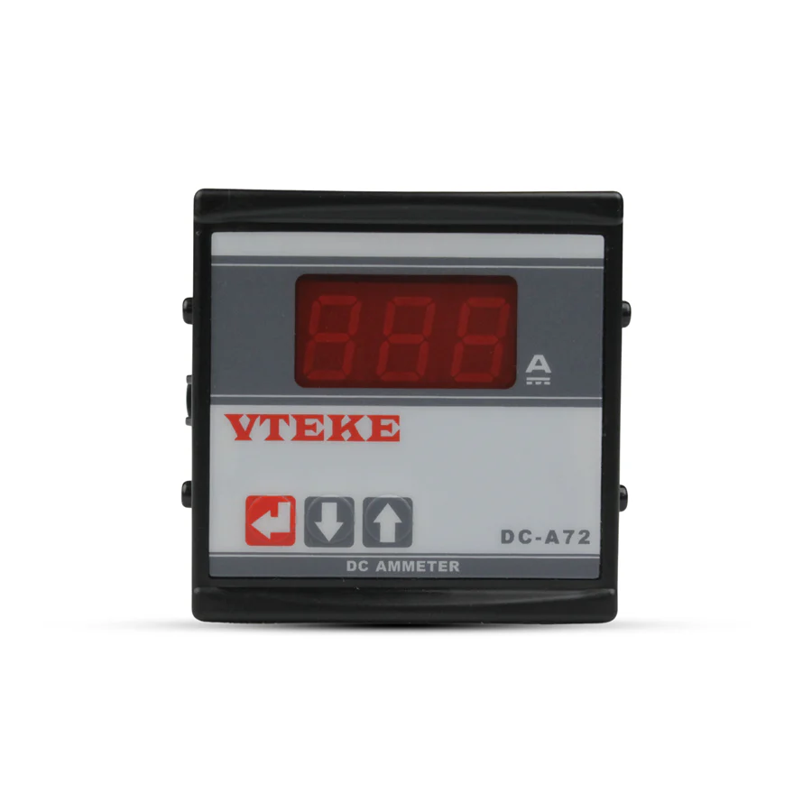 Ampermeter DC-A72 elektrik cərəyanını ölçmək üçün istifadə olunan bir cihazdır. Bu cihaz, birbaşa doğru cərəyan (DC) cərəyanının gücünü ölçmək üçün nəzərdə tutulub. DC-A72, xüsusilə doğru cərəyanın (DC) ölçülməsində istifadə olunan bir ampermeter modelidir. Ampermeterin iş prinsipi belədir: Ölçmə: Cihaz elektrik dövrəsinə qoşularaq, orada axan cərəyanın miqdarını ölçür. Qulluq: Elektrik avadanlıqlarında və sınaqlarda cərəyanın düzgün axmasını təmin etmək üçün istifadə olunur. Cərəyan çox yüksək və ya aşağı olduqda, bu avadanlığın düzgün işləməməsinə səbəb ola bilər. DC-A72 modeli adətən aşağıdakı sahələrdə istifadə edilə bilər: Elektrik sistemləri Elektron qurğular Akkumulyator və batareya sistemləri Texniki təmir və sınaqlar Cihazın xüsusiyyətləri, cərəyanın ölçülmə diapazonu, dəqiqliyi və uyğunluq tələbləri modelə görə fərqlənə bilər.